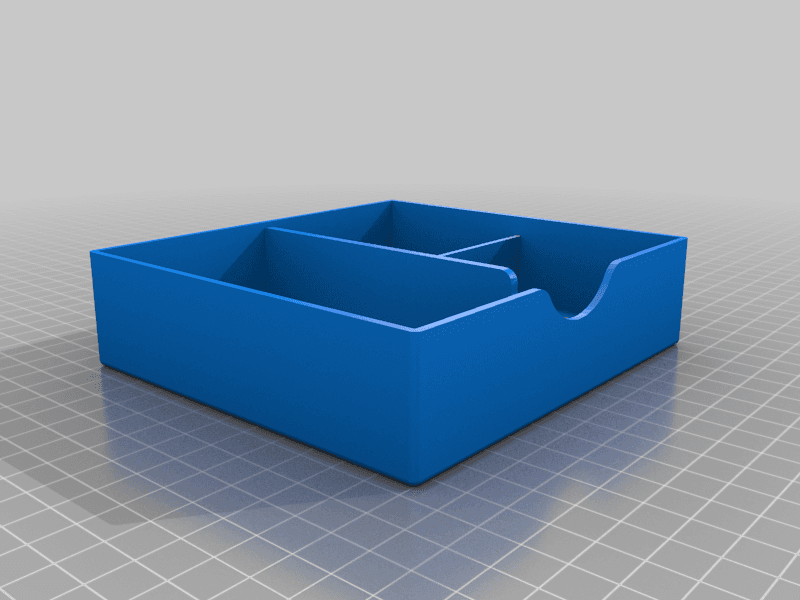 Box desk organizer 3d model