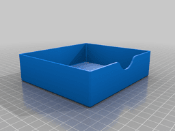 Box desk organizer 3d model