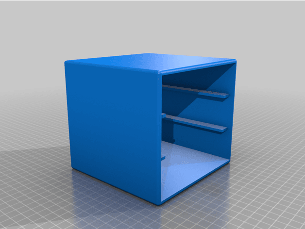 Box desk organizer 3d model