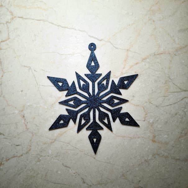 snowflake 3d model