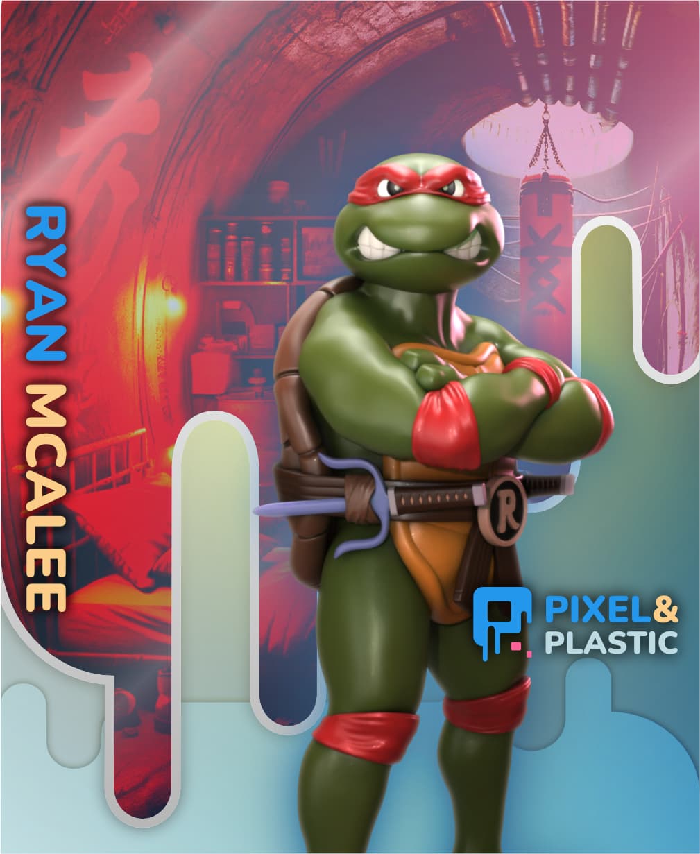 Tmnt Printable Raphael Raphael - TMNT 3D Printable Raphael - Teenage Mutant Ninja Turtles (80s ...