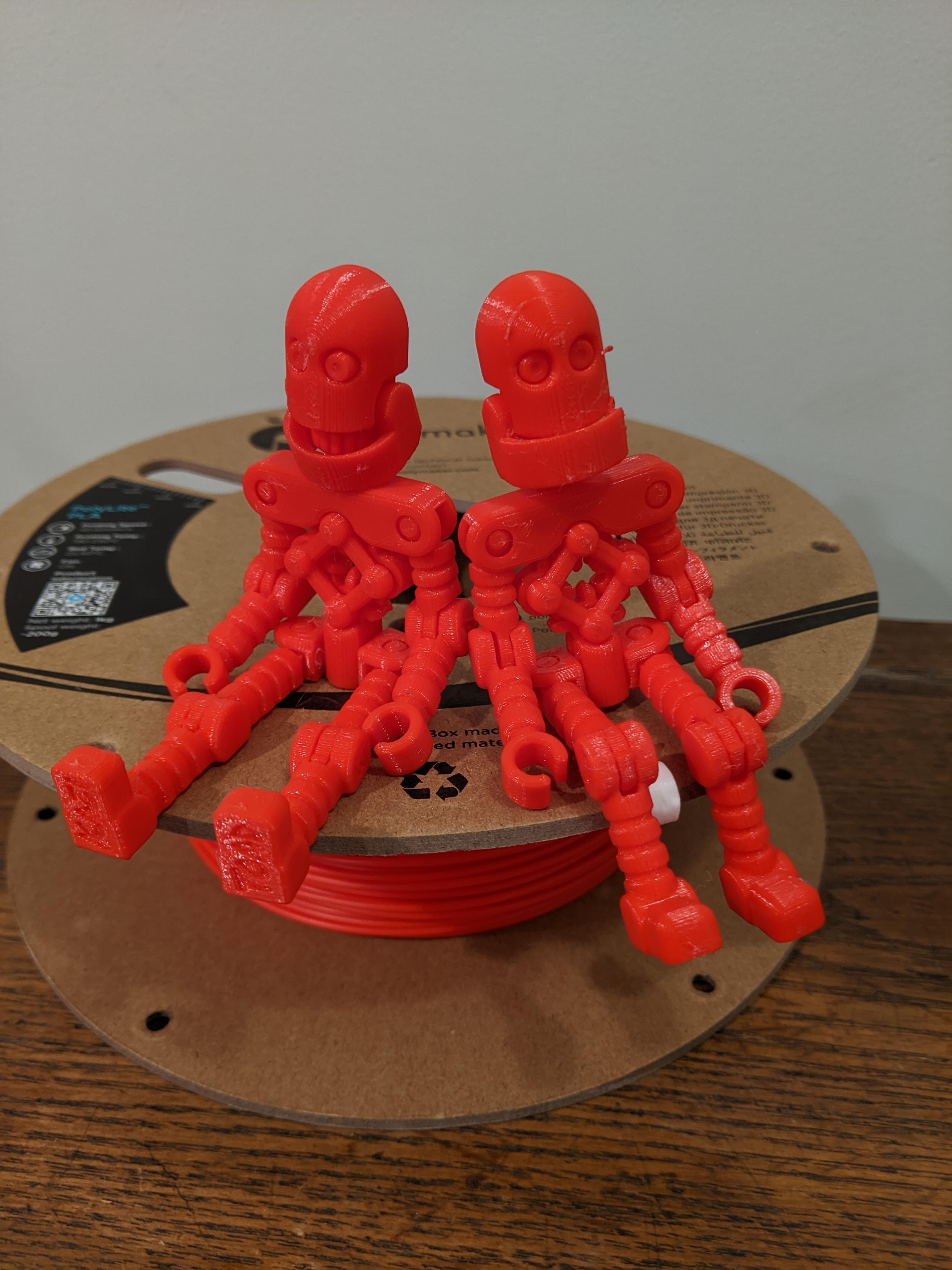 Benchmark Bot - PolyLite Red - 3d model