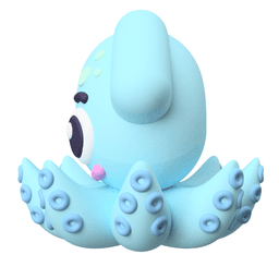 Cute Cryptid Baby Kraken 3D Printable Legendary Sea Monster Figure 3d model