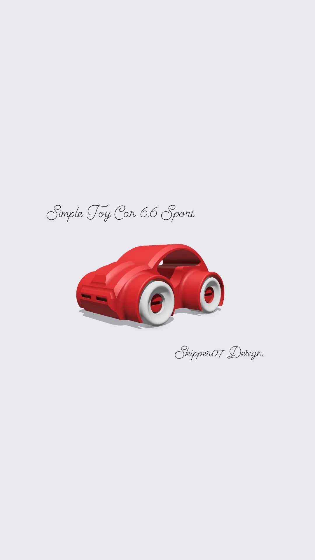 Simple Toy Car 6.6 Sport 3d model