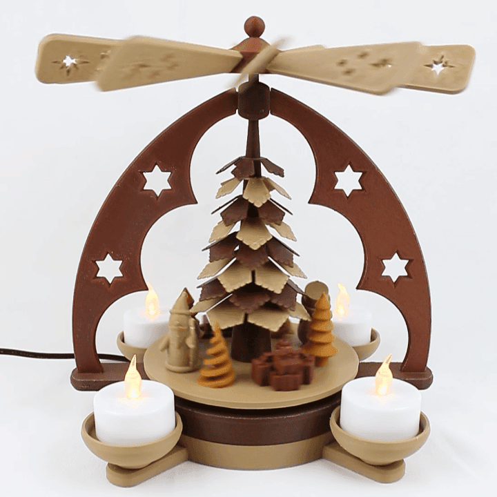 Traditional Germany Pyramid (motorized) 3d model