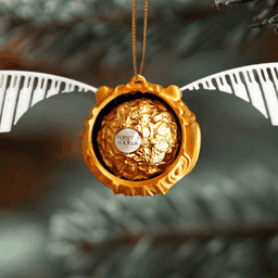 Golden Snitch Ornament Ferrero Rocher Holder 3d model