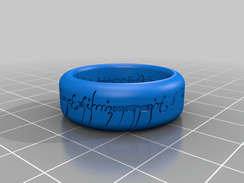 The One Ring from LOTR/Hobbit 3d model