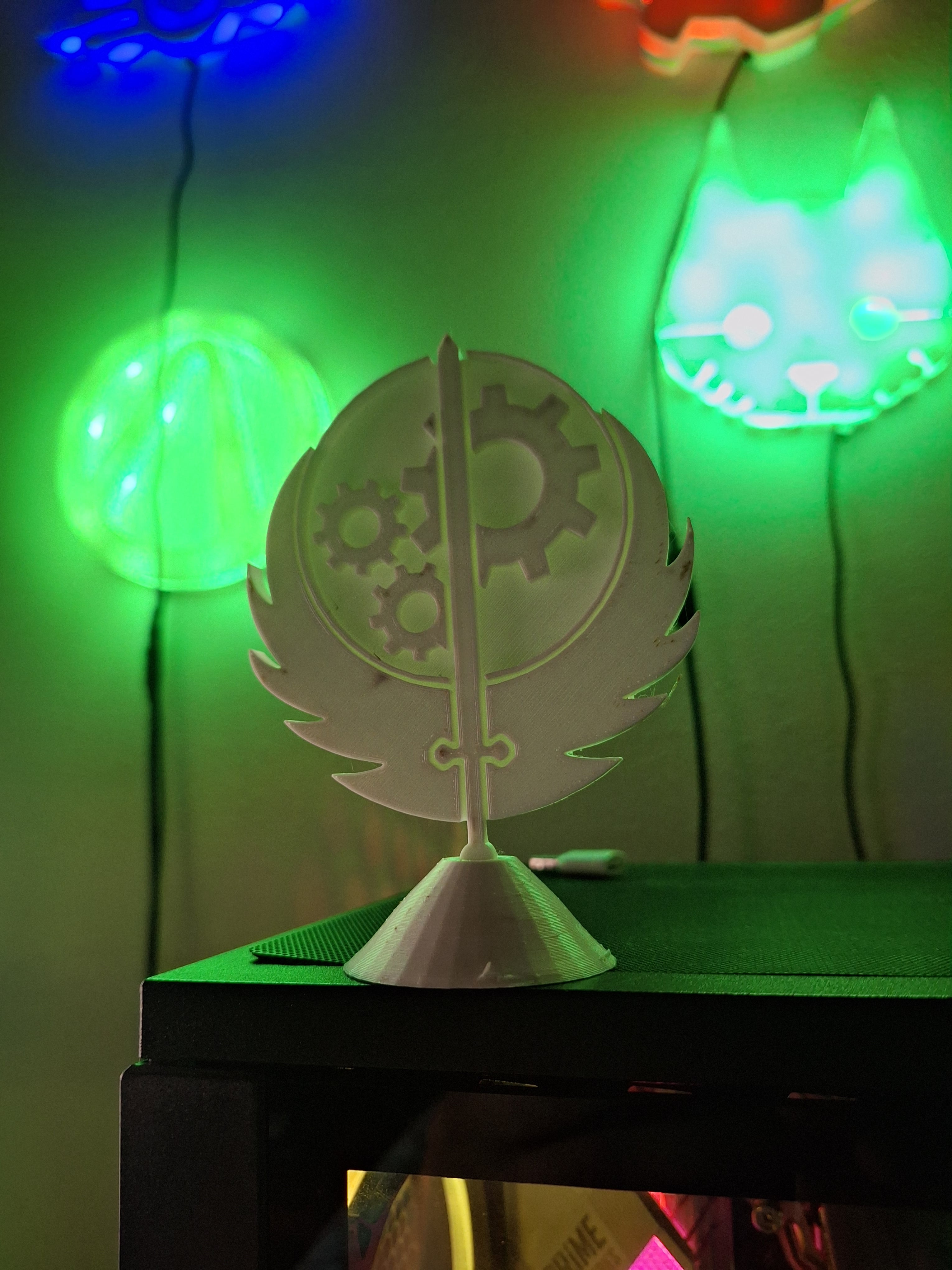 Brotherhood of steel logo 3d model