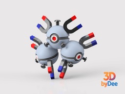 Magneton Pokeball 3d model