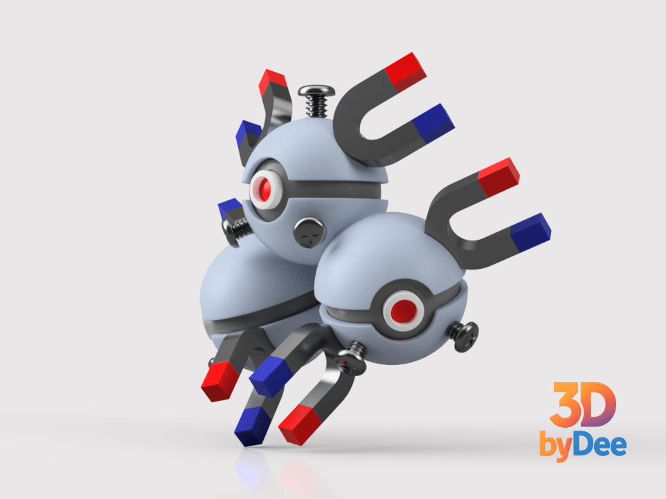 Magneton Pokeball 3d model