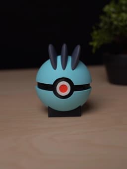 Machop Pokeball - Multipart 3d model