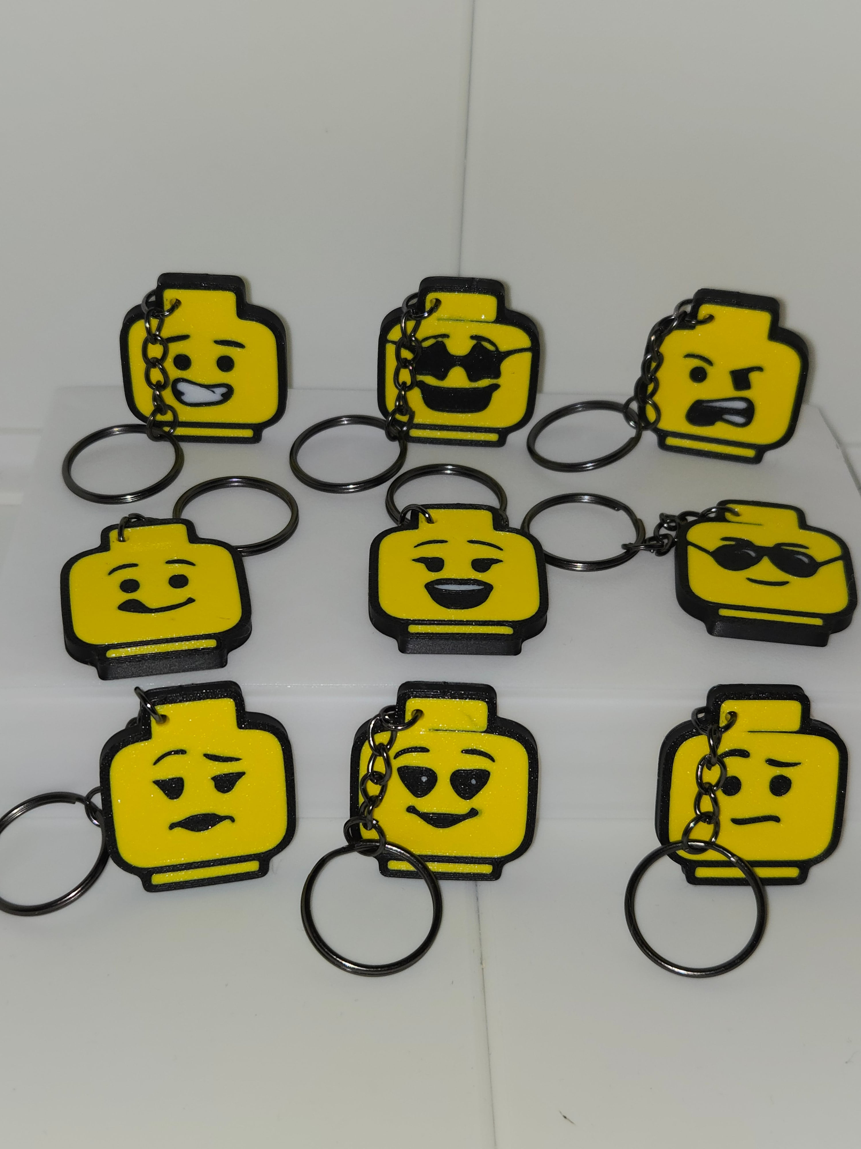 Brickhead Keychains! 3d model