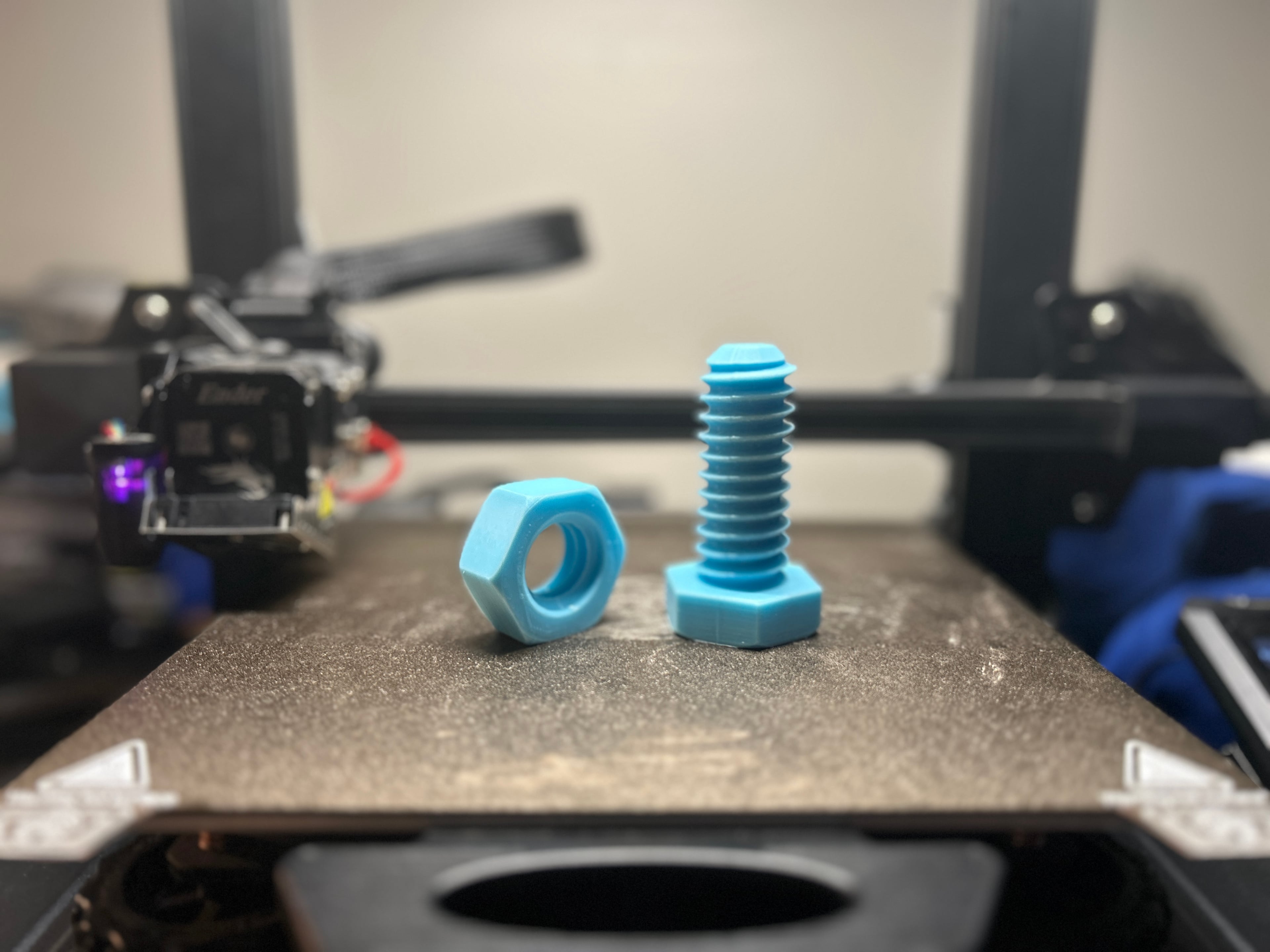 Hex Bolt & Nut Fidget 3d model