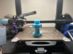 Hex Bolt & Nut Fidget 3d model