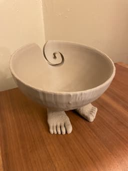 Yarn Foot Bowl 3d model