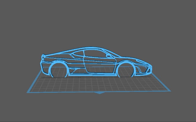 Ferrari - 430 Scuderia Wall Art 3d model
