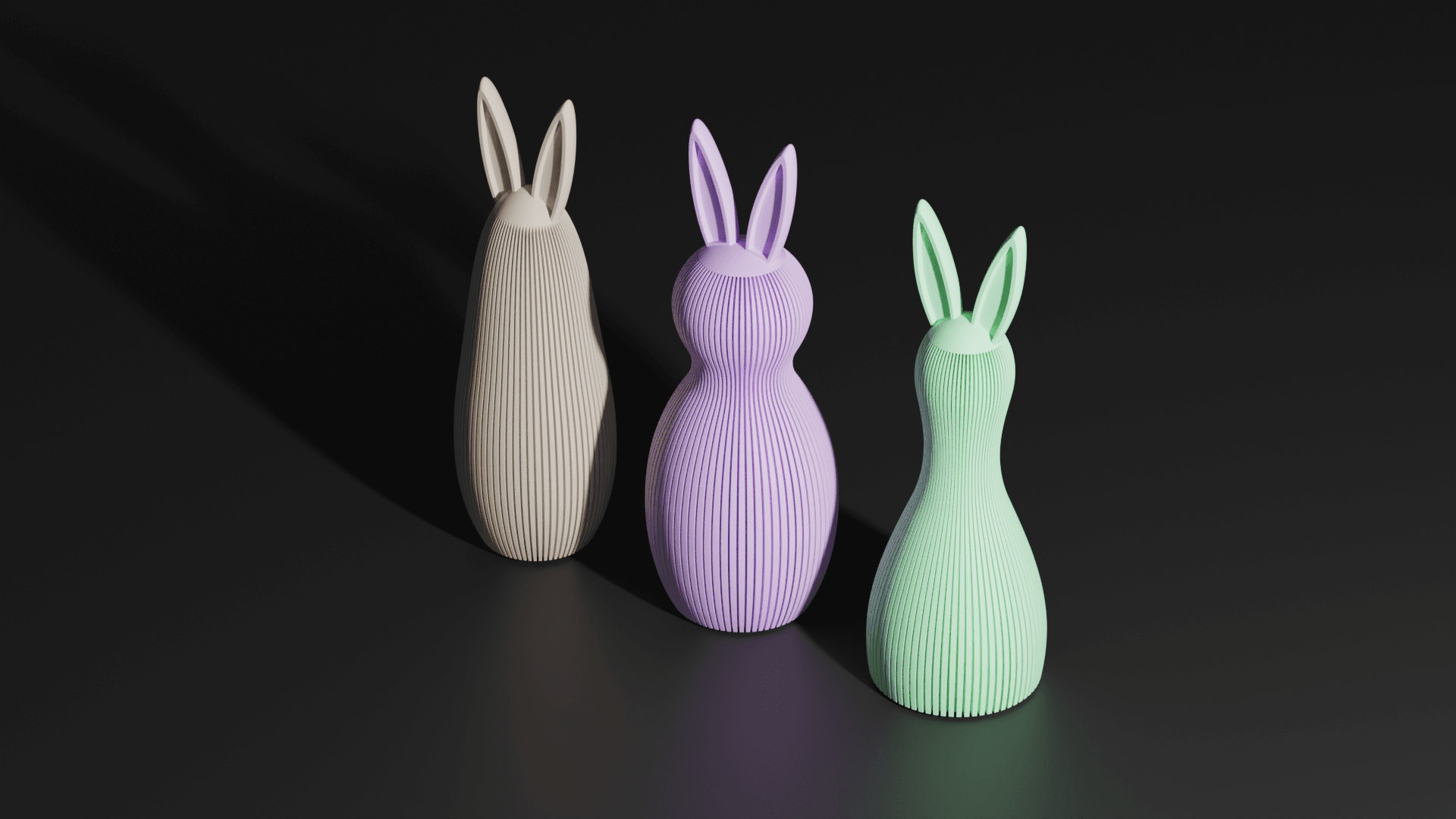 Hush Bunnies 3d model