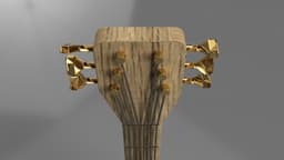 Acoustic Guitar Model 3d model