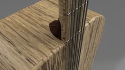 Acoustic Guitar Model 3d model