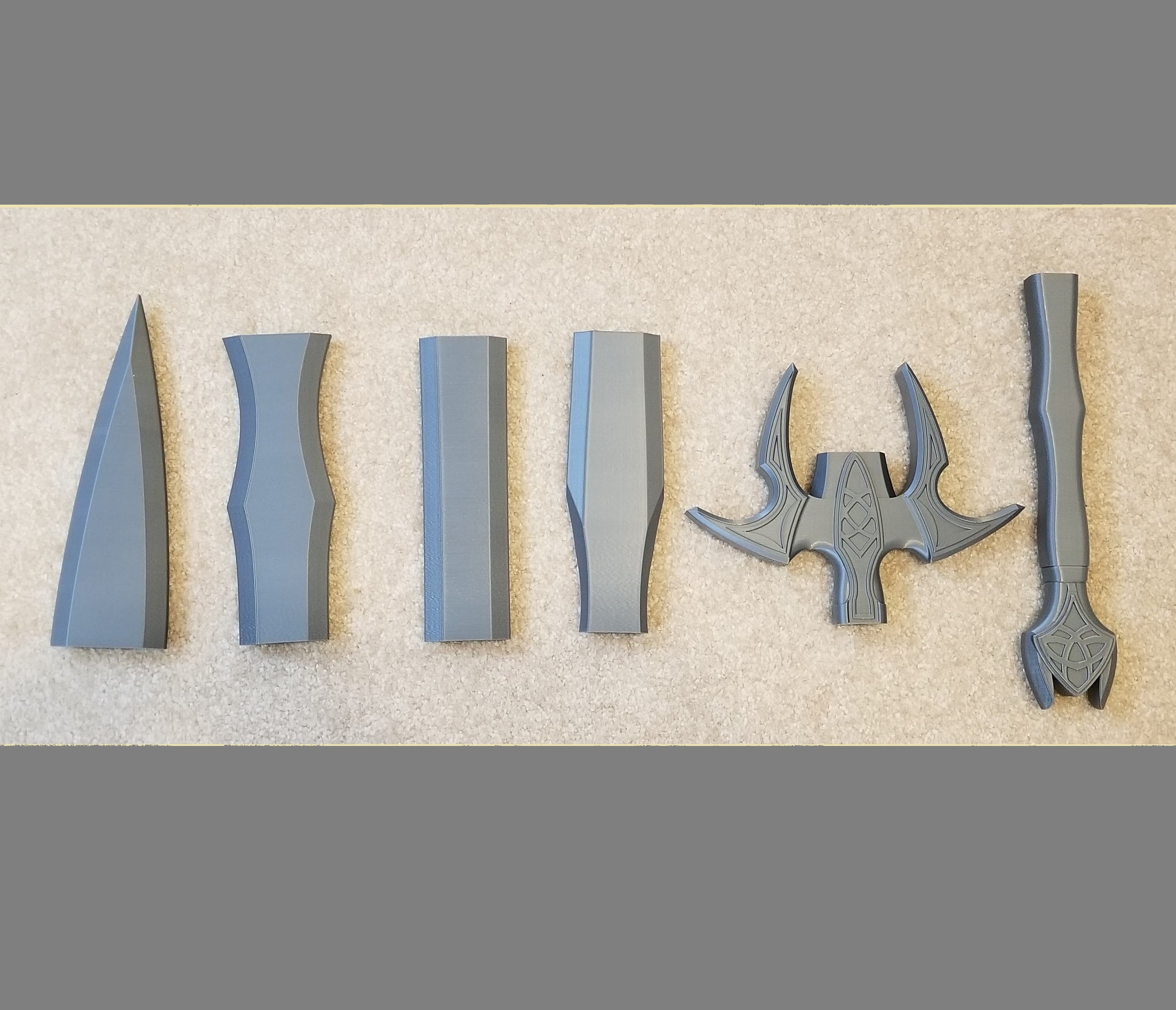 Thor Ragnarok Heimdall Inspired Replica Sword Prop 3d model
