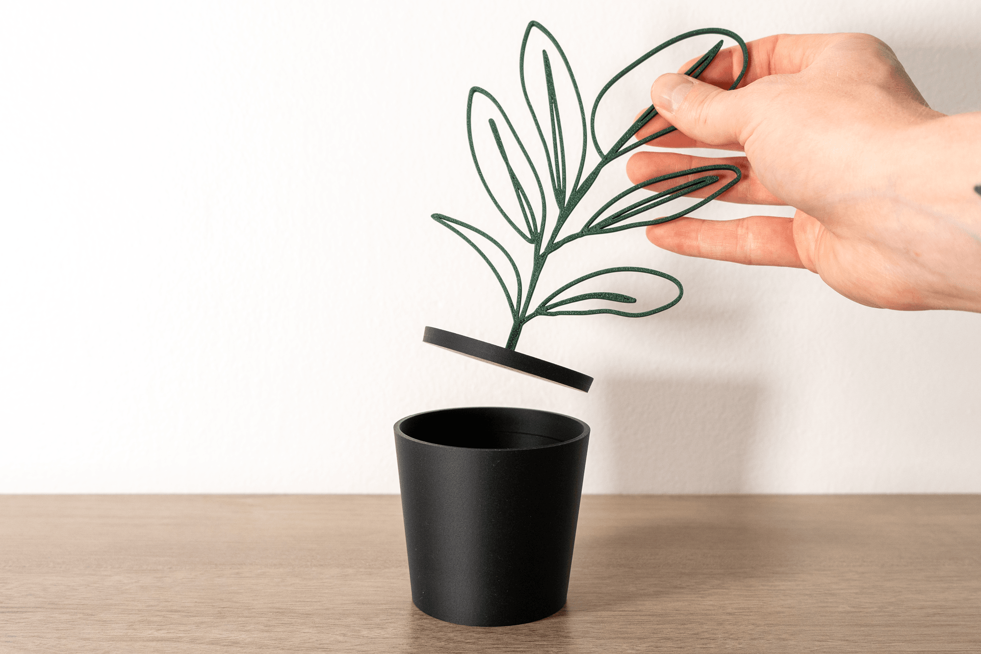 2D Planter with Hidden Storage 3d model