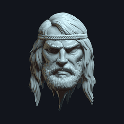 Outback v4 Action Figure Head 3d model
