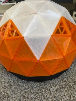 Geodesic Cat Dome Mods (Windows and Stand) 3d model
