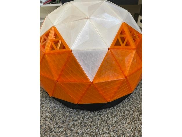 Geodesic Cat Dome Mods (Windows and Stand) 3d model