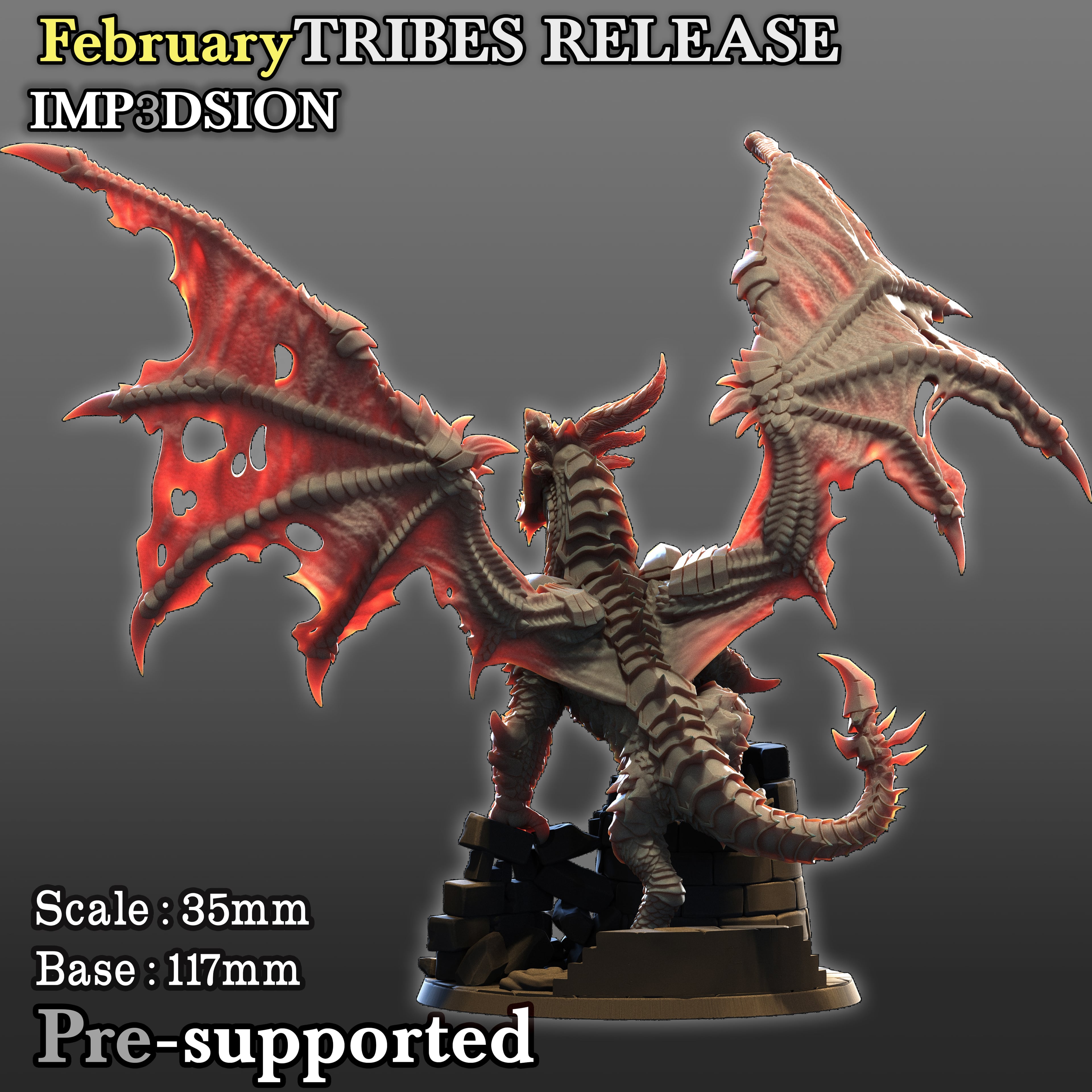 Dragon WingOfDeath 3d model
