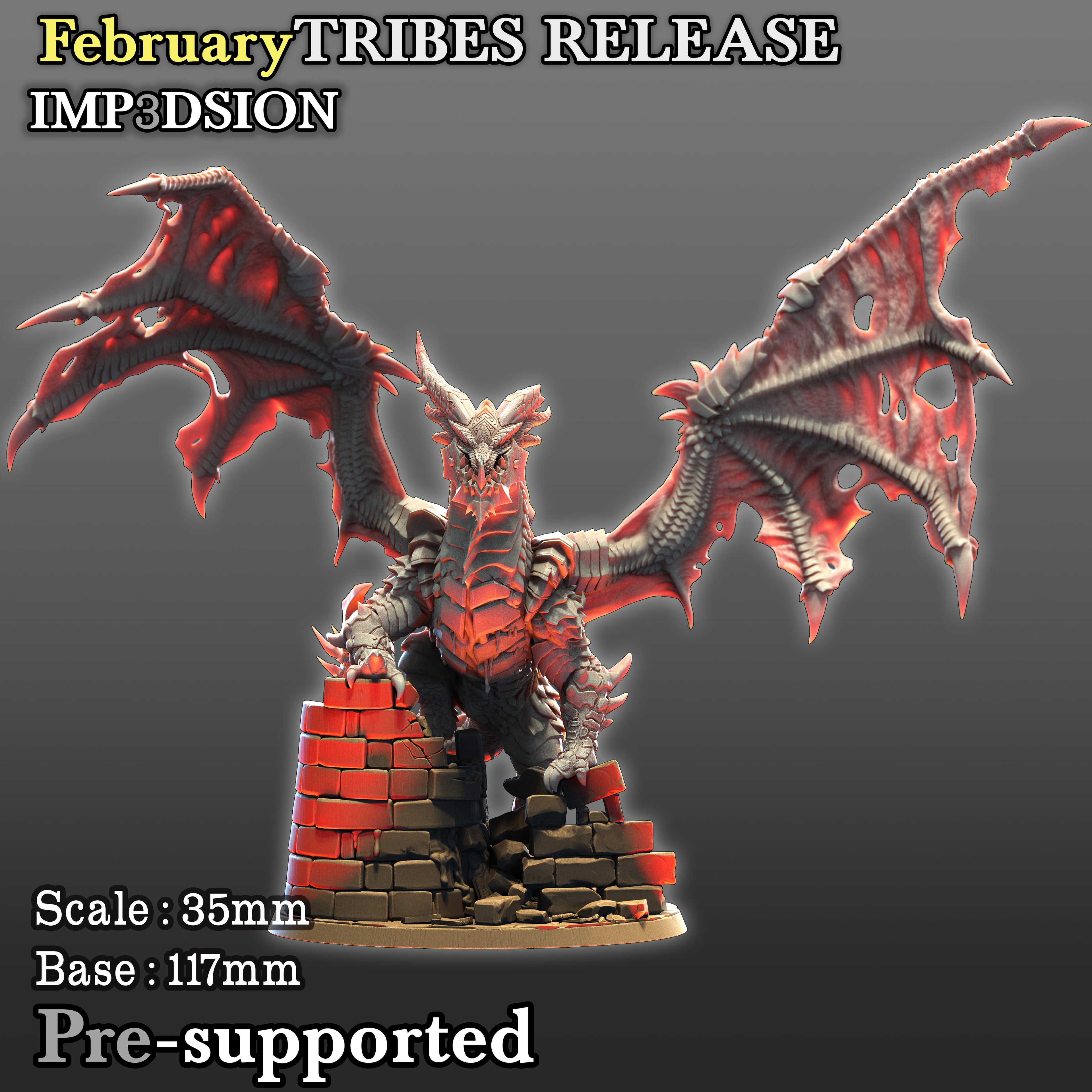 Dragon WingOfDeath 3d model