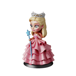 Glinda Wicked - Free Sample STL | Full 16-Character Bundle on Profile 3d model