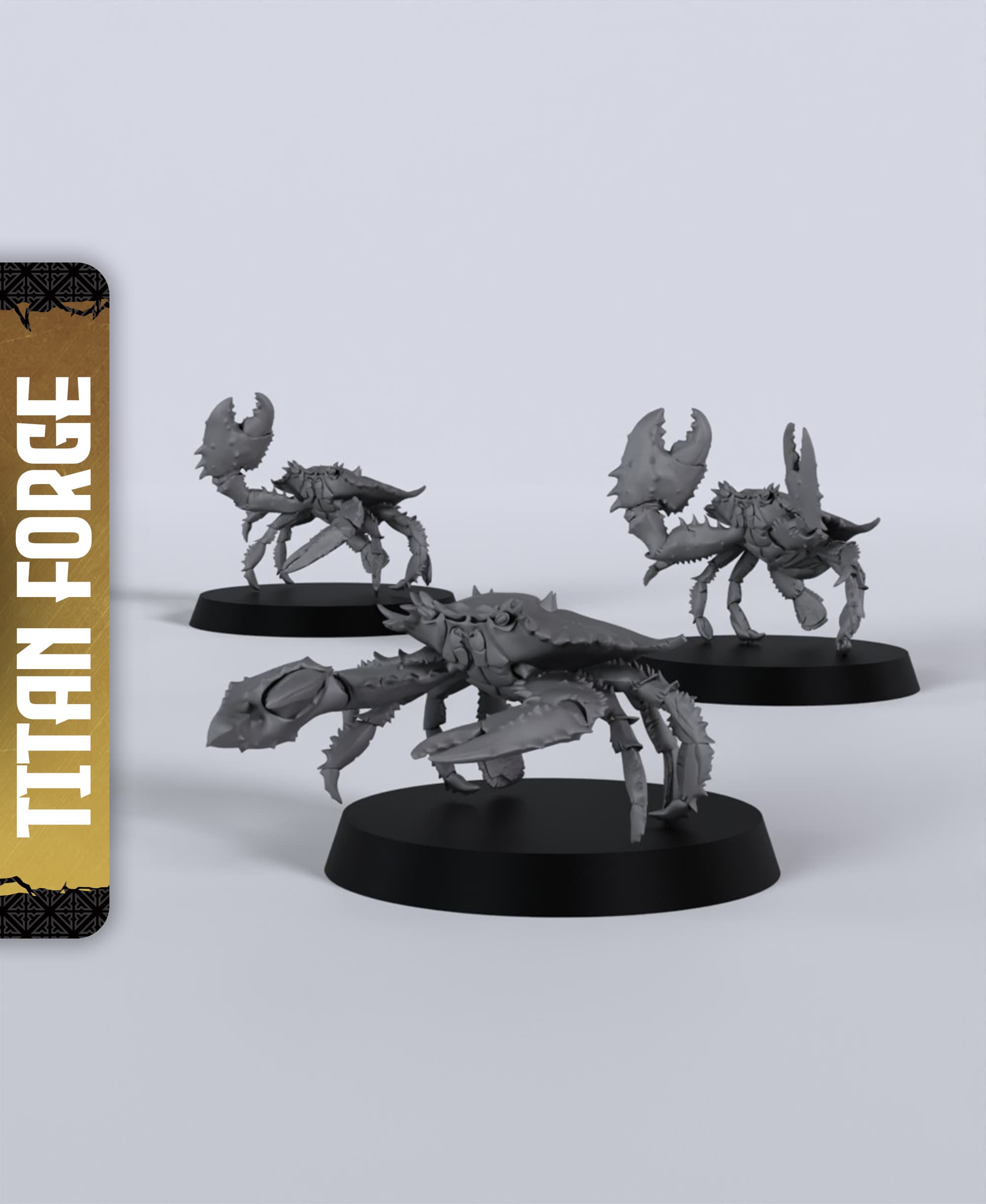 Vampire Crabs - With Free Dragon - 5e DnD Inspired for RPG and Wargamers 3d model