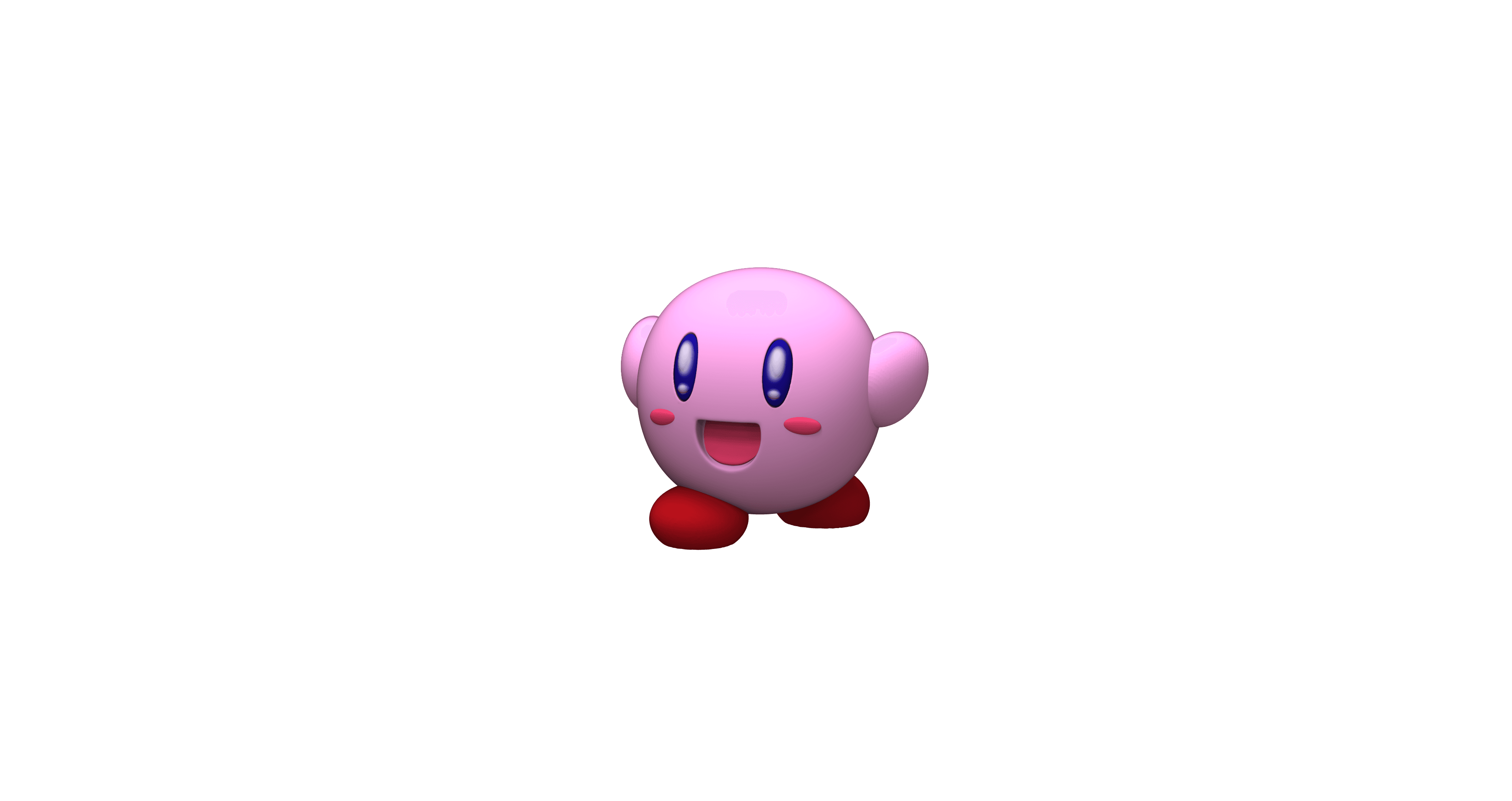  Kirby fan art - Ready to go  3d model