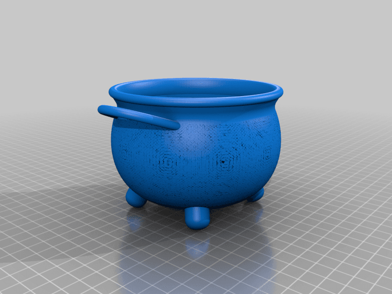 Halloween Cauldron Decoration 3d model