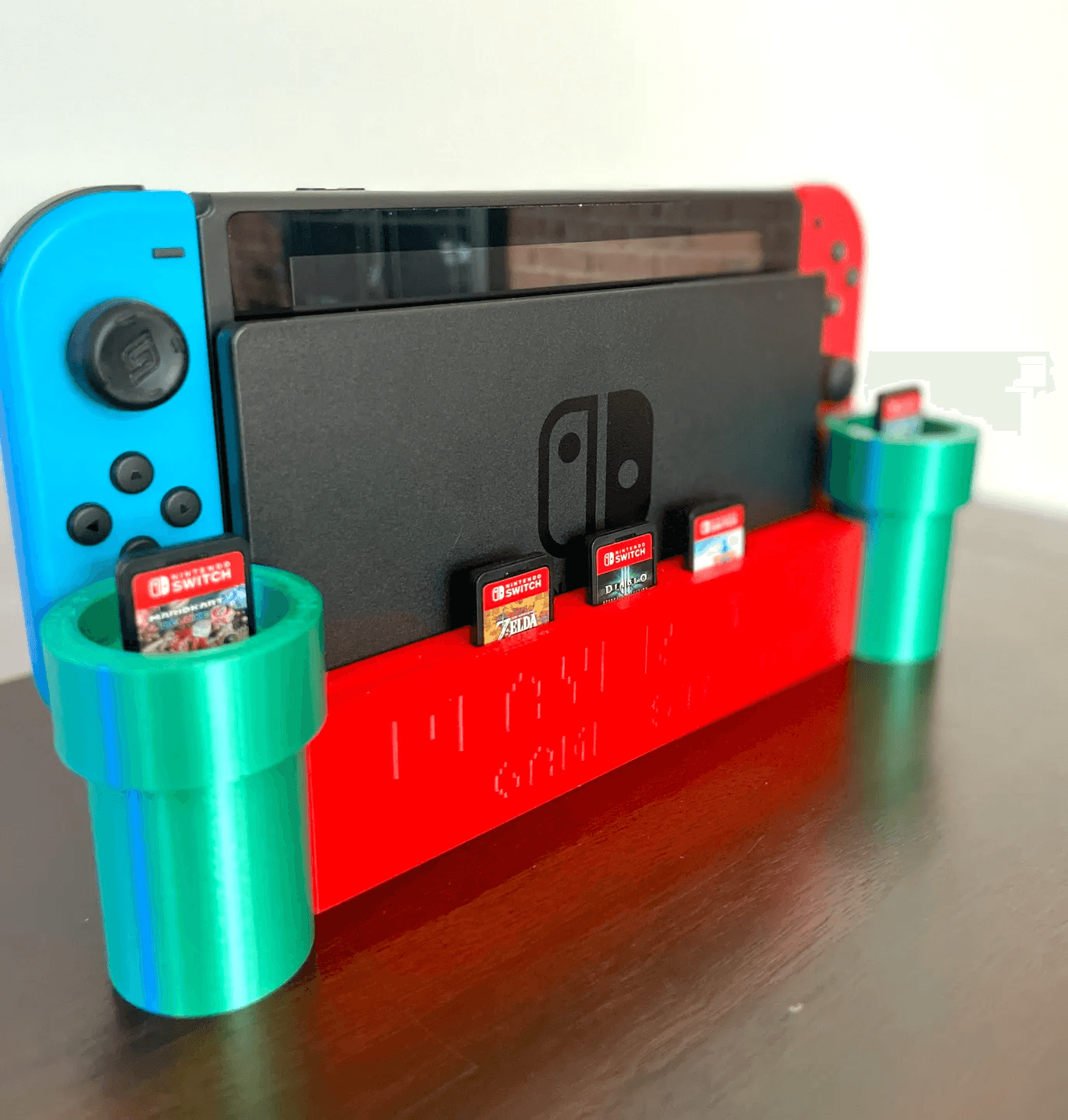 Switch Stand with Pipes 3d model