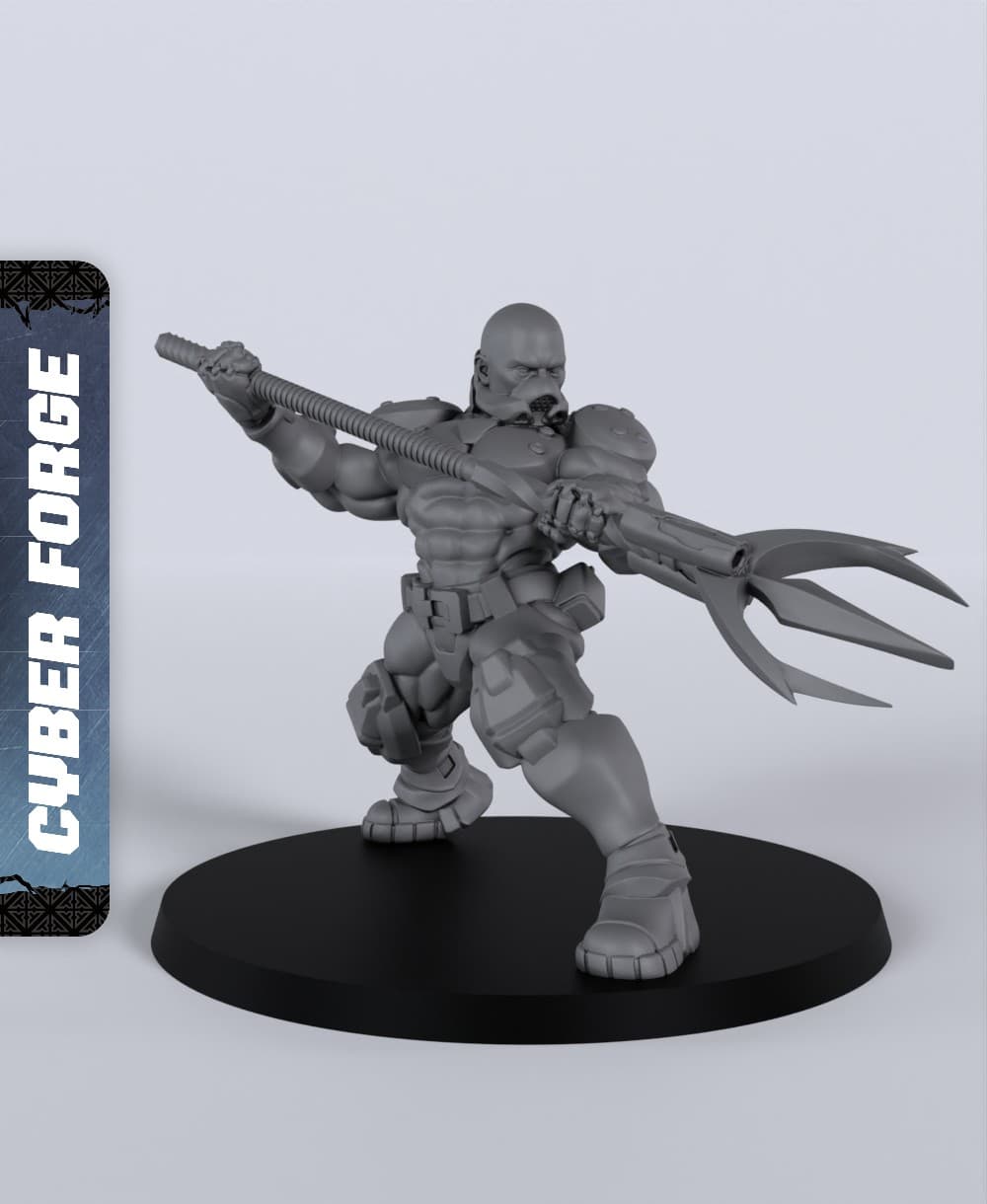 Berend Lang - With Free Cyberpunk - Sci-Fi Gift Ideas for RPG and Wargamers 3d model