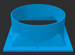 Bambu X1C Vent Adapter 3d model