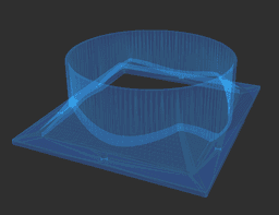 Bambu X1C Vent Adapter 3d model