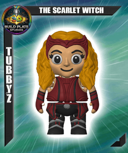 MARVEL The Scarlet Witch Multicolor Flexi Print-In-Place 3d model