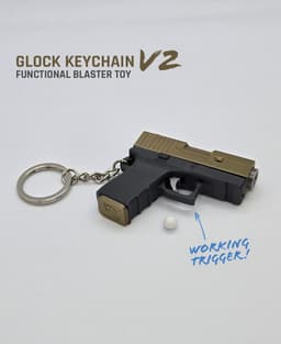 Glock Keychain V2 — Functional Blaster Toy 3d model