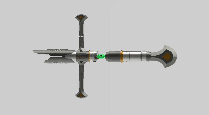 Shards of Narsil Lightsaber 3d model