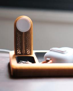 Translucent shell Apple Watch Charging Dock 3d model