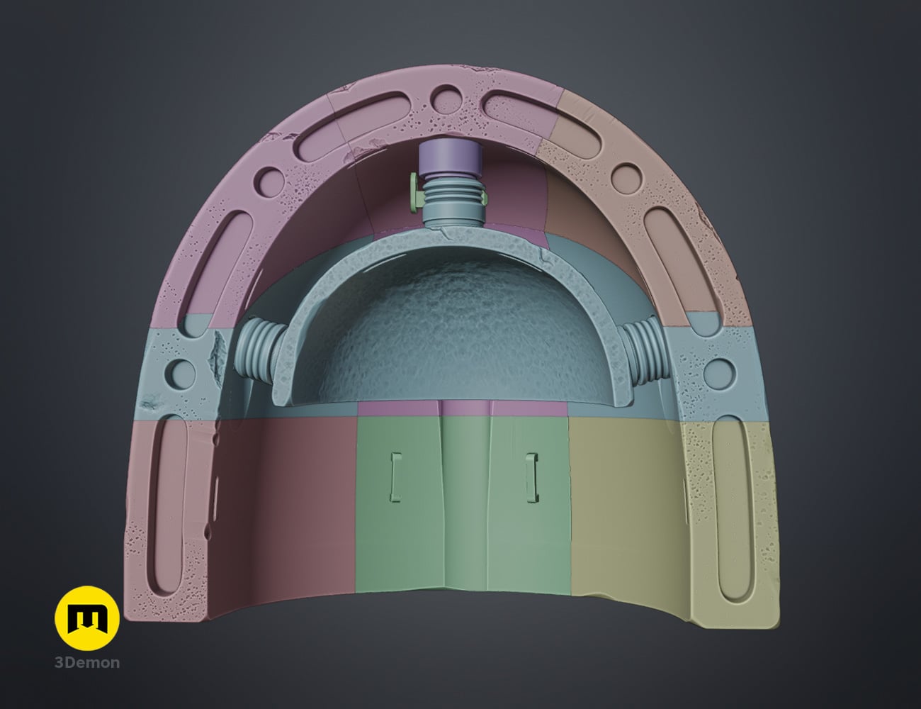 Dark Angels Shoulder Pauldron 3d model