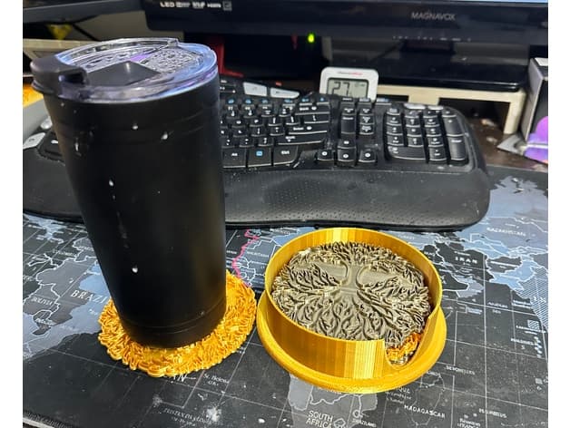 Unique Tree of Life Coaster 3d model