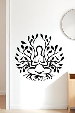 Yoga Wall Art, Wall Decor, Home Decor 3d model