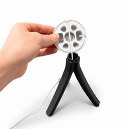 TRIPOD LAMP (WUMI) - LAMP KIT LAMP / BASKET STYLE LAMPSHADE / DESIGNER LAMP / MODERN HOMEDECOR 3d model