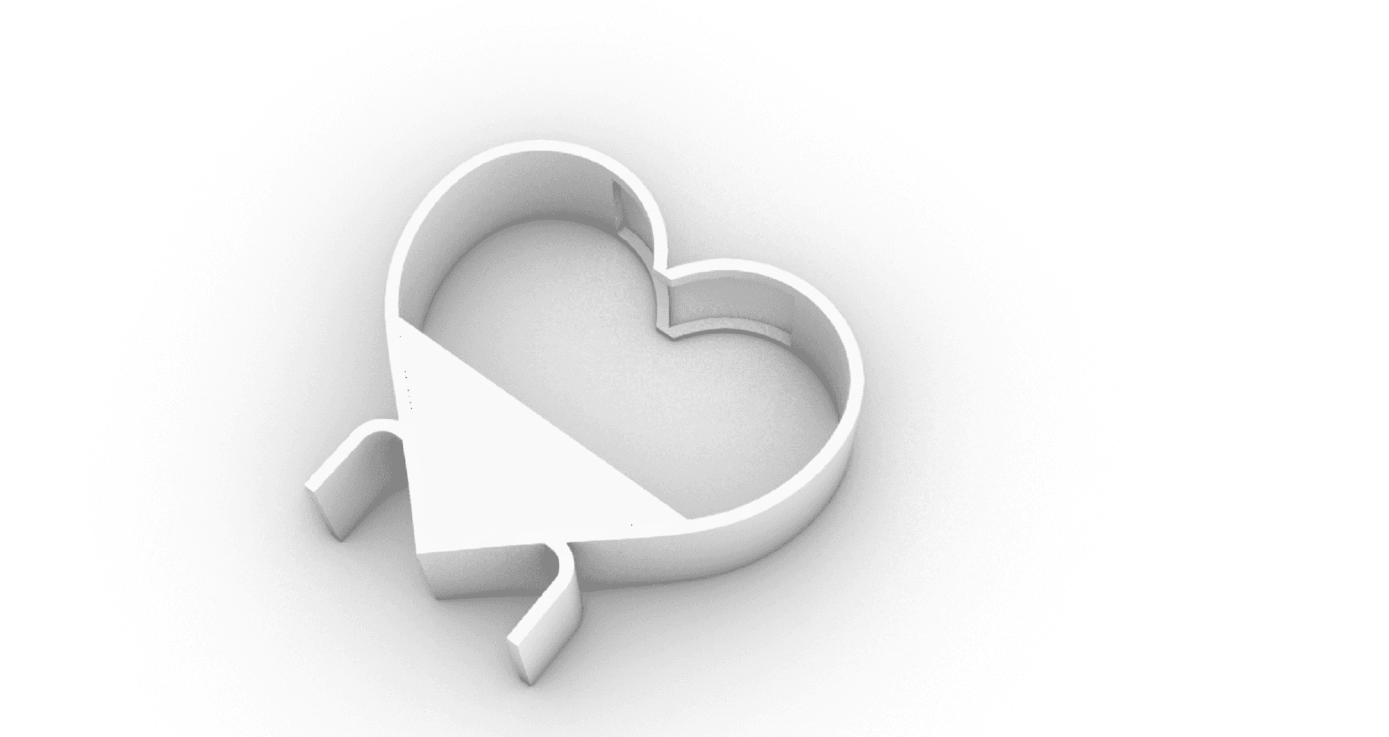 Heart Vase 3d model