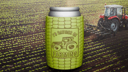 I'd Rather Be Farming Beer Can Holder 3d model