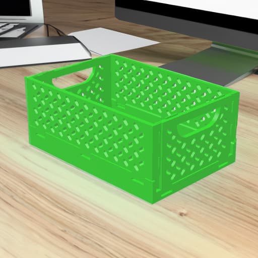 foldable box 3d model