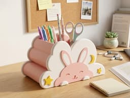 Bunny Pen Holder.3mf 3d model